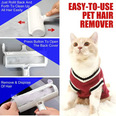 Reusable Pet Hair Remover Roller for Furniture & Cars